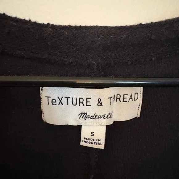 TEXTURE & THREAD BY MADEWELL Sweater, size small - Picture 6 of 9